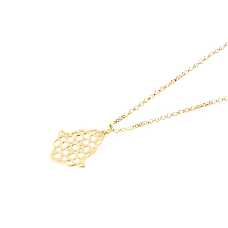 Pendentif Khmissa Excellence Or jaune... Pendentif Khmissa Excellence Or jaune...