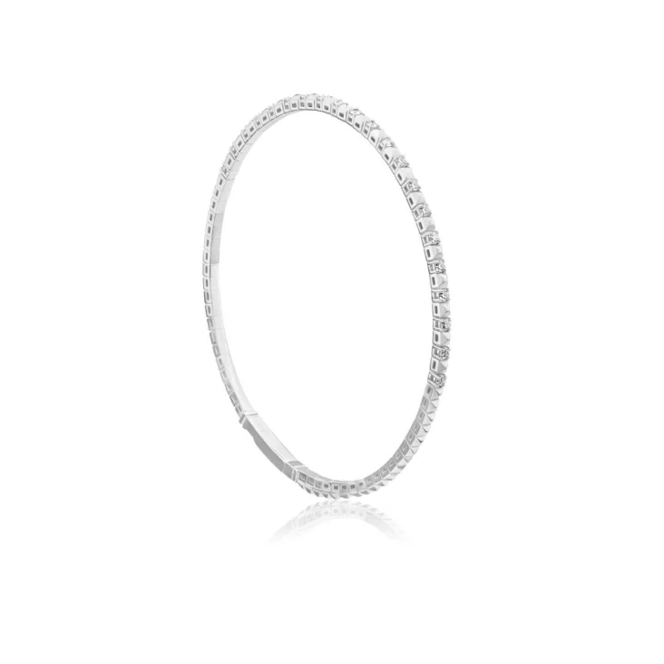 Bracelet Excellence Or gris 750/1000 & Diamants 2