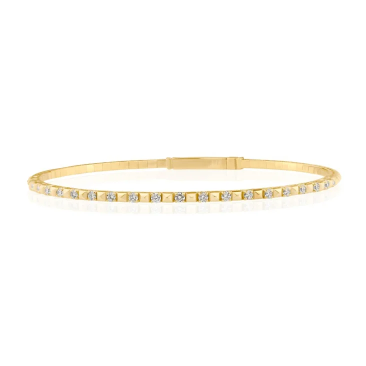 Bracelet Excellence Or jaune 750/1000 & Diamants