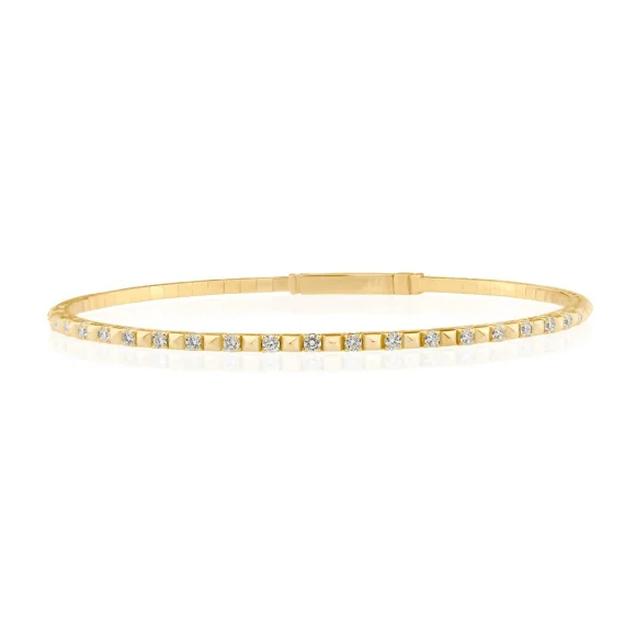 Bracelet Excellence Or jaune 750/1000 & Diamants