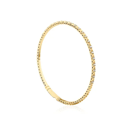 Bracelet Excellence Or jaune 750/1000 & Diamants