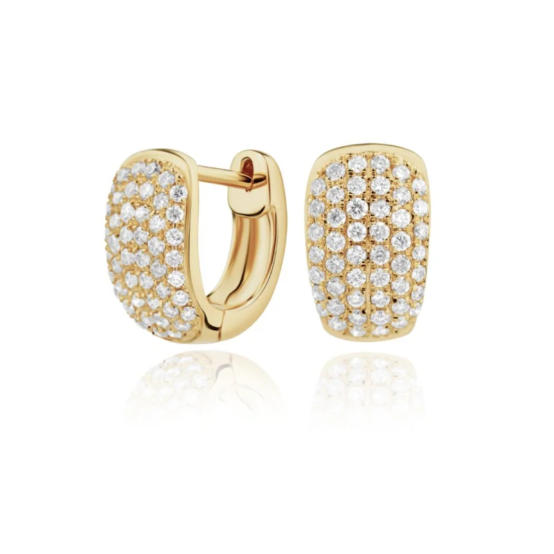 Créoles Excellence Or jaune 750/1000 & Diamants Créoles Excellence Or jaune 750/1000 & Diamants