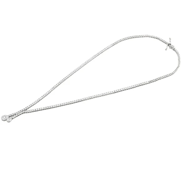 Collier rivière Excellence Or gris 750/1000 & Diamants