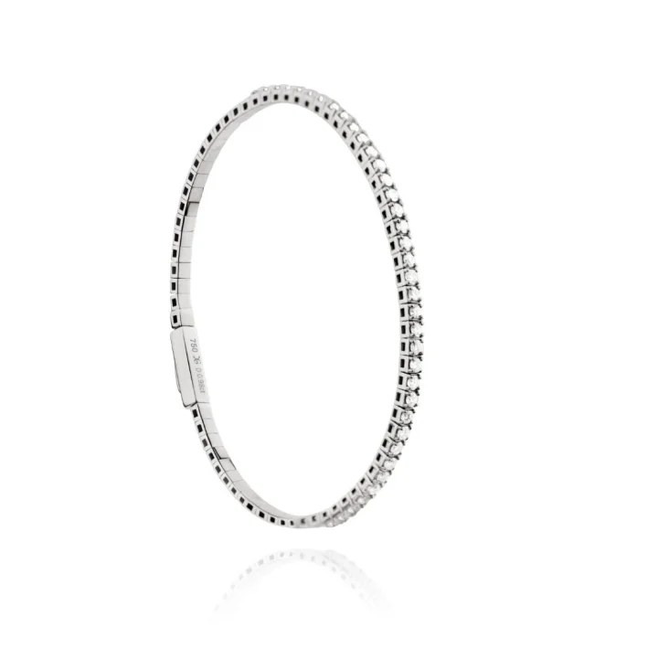 Bracelet rivière Excellence Or gris 750/1000 & Diamants 2