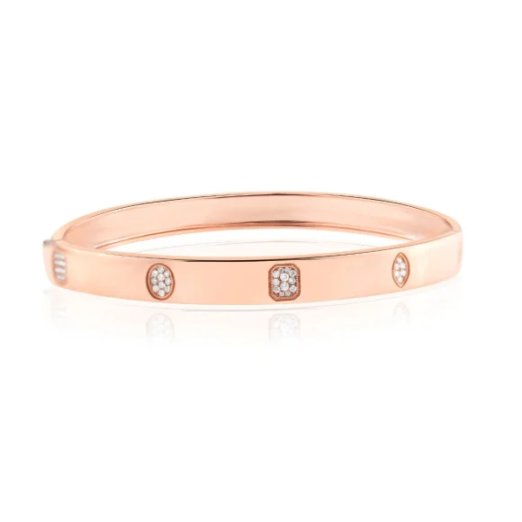 Bracelet Excellence Or rose 750/1000 & Diamants