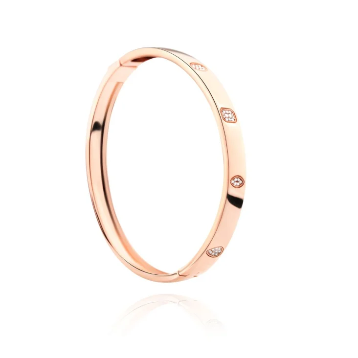 Bracelet Excellence Or rose 750/1000 & Diamants 2