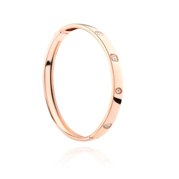 Bracelet Excellence Or rose 750/1000 & Diamants
