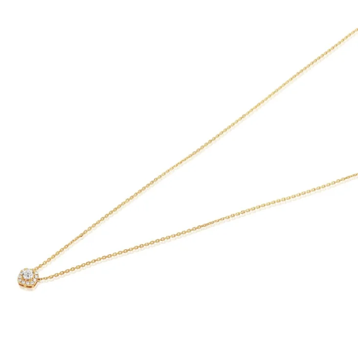 Collier Excellence Or jaune 750/1000 & Diamants 2