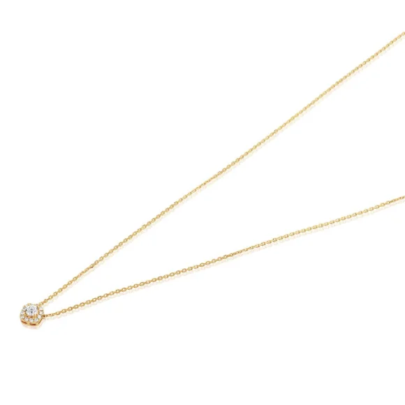 Collier Excellence Or jaune 750/1000 & Diamants