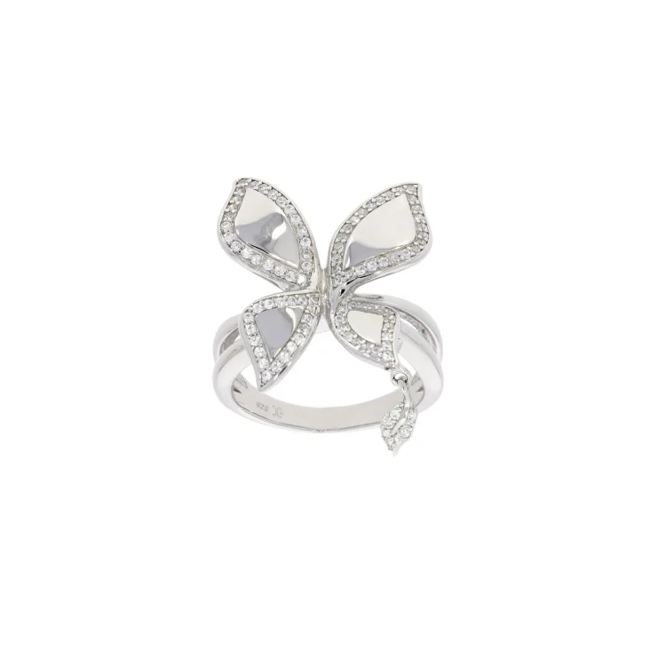 Bague papillon Excellence en argent 925