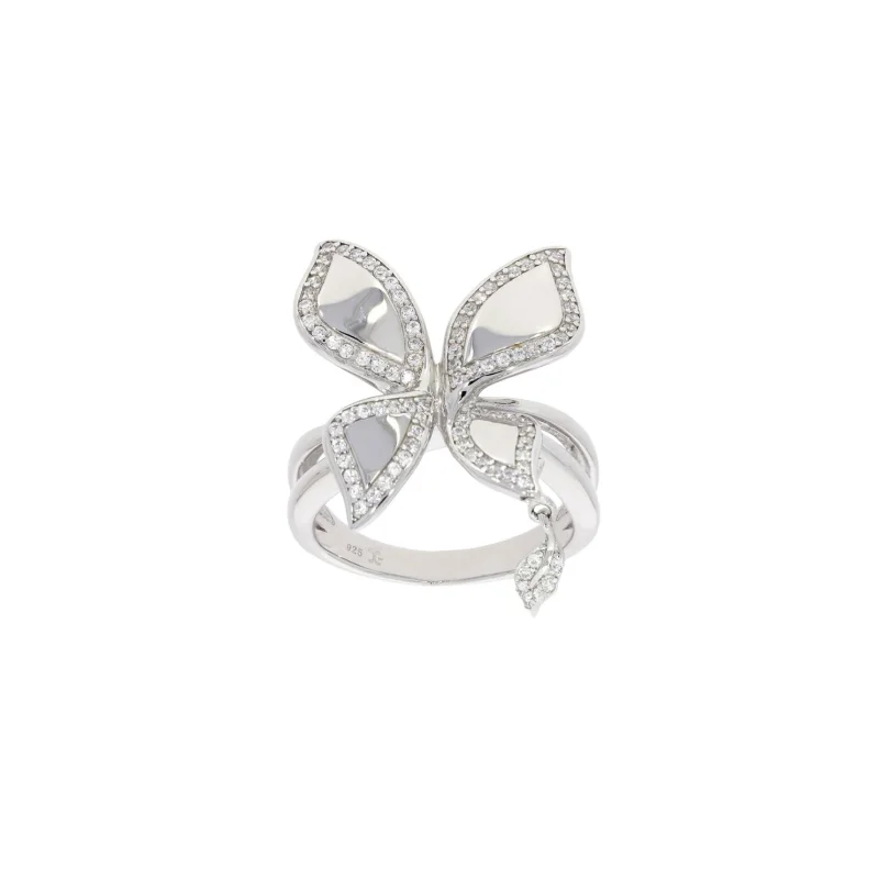 Bague papillon Excellence en argent 925
