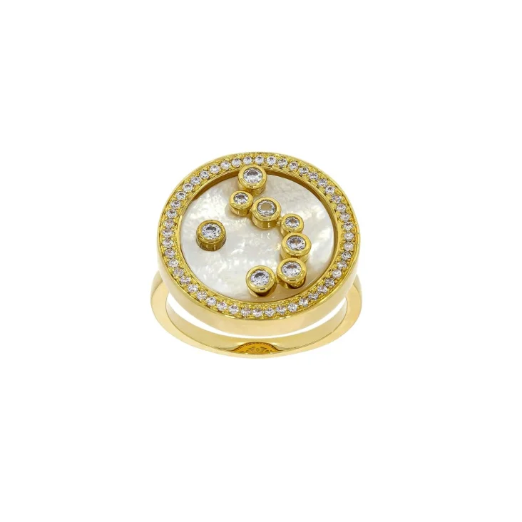 bague excellence plaqué or