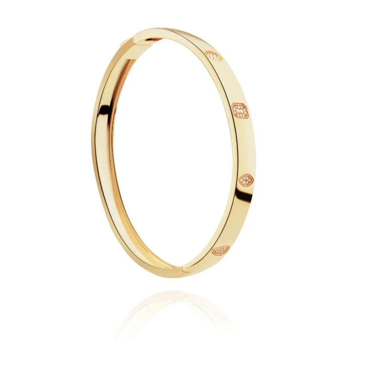Bracelet Excellence Or jaune 750/1000 & Diamants 2