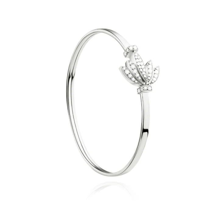 Bracelet Tulipe Excellence Or gris 750/1000 & Diamants 2