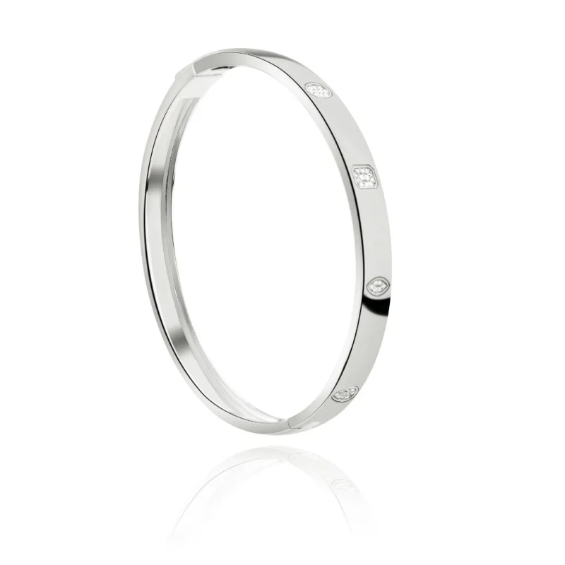 Bracelet Excellence Or gris 750/1000 & Diamants Bracelet Excellence Or gris 750/1000 & Diamants