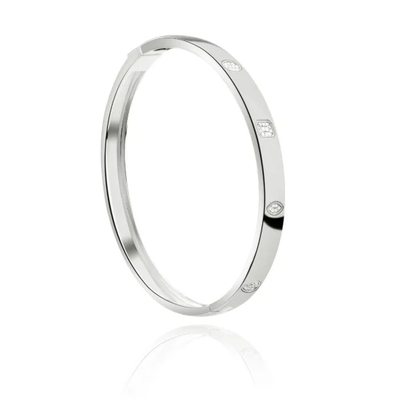 Bracelet Excellence Or gris 750/1000 & Diamants