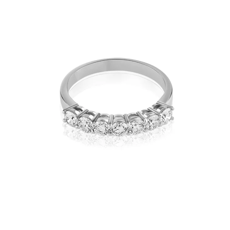 Demi alliance Excellence Or gris 750/1000 & Diamant