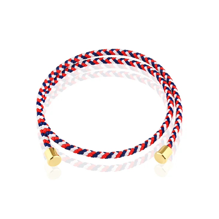 Cuir tricolore 3mm Excellence Caméléon Acier 316L Y