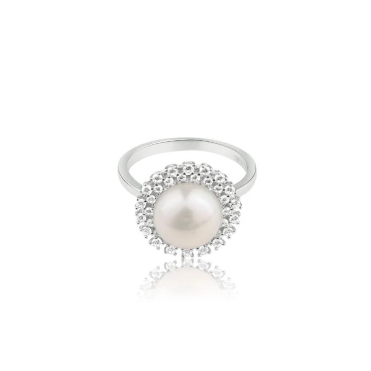 Bague Excellence Argent 925 Rh & FWP