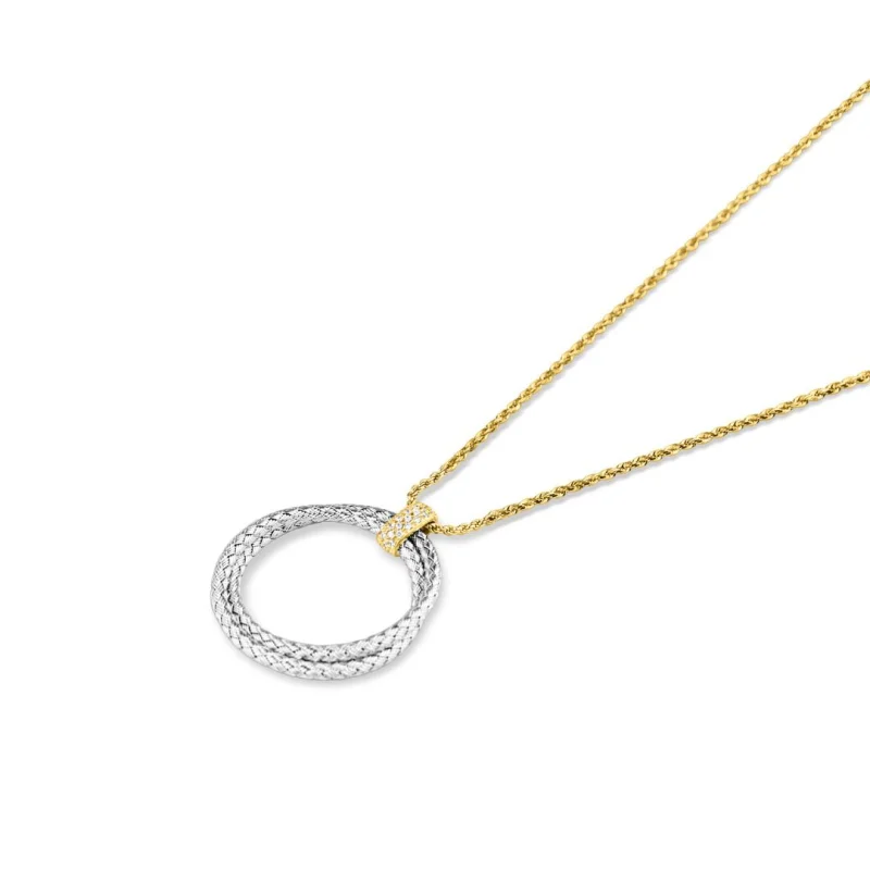 Pendentif Treccia Excellence Argent...