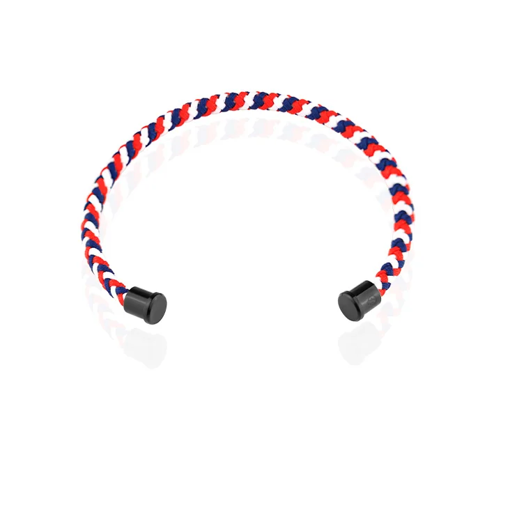Cuir tricolore 4mm Excellence Caméléon Acier 316L B