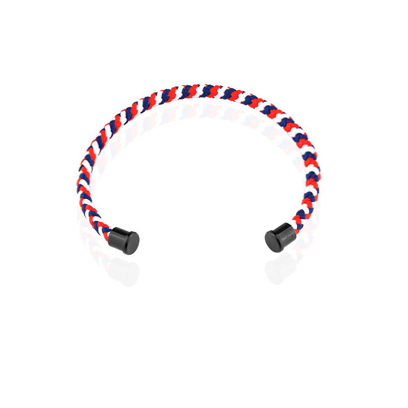 Cuir tricolore 4mm Excellence Caméléon Acier 316L B