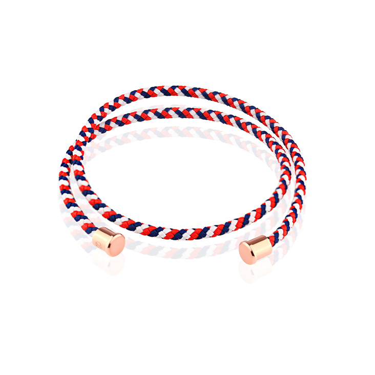 Cuir tricolore 3mm Excellence Caméléon Acier 316L R