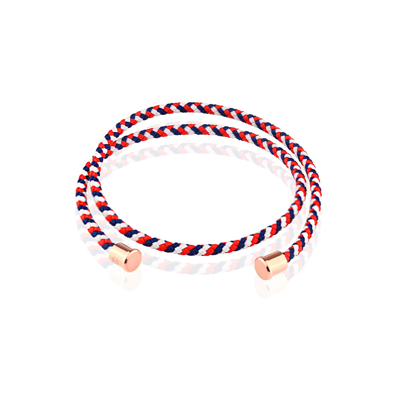 Cuir tricolore 3mm Excellence Caméléon Acier 316L R