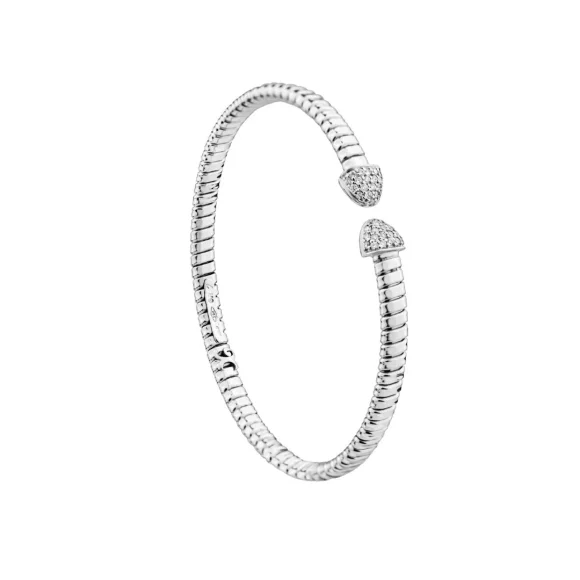 Bracelet Excellence Or gris 750/1000 & Diamants