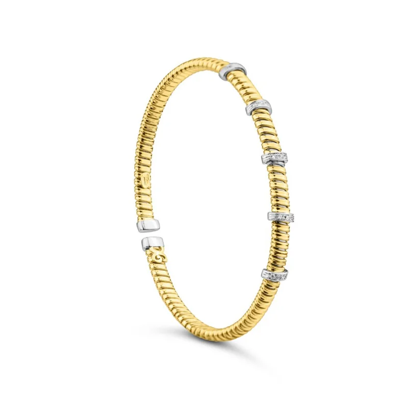 Bracelet Excellence Or jaune 750/1000 & Diamants Bracelet Excellence Or jaune 750/1000 & Diamants