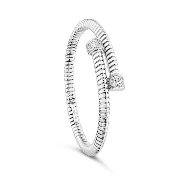 Bracelet Excellence Or gris 750/1000 & Diamants 2