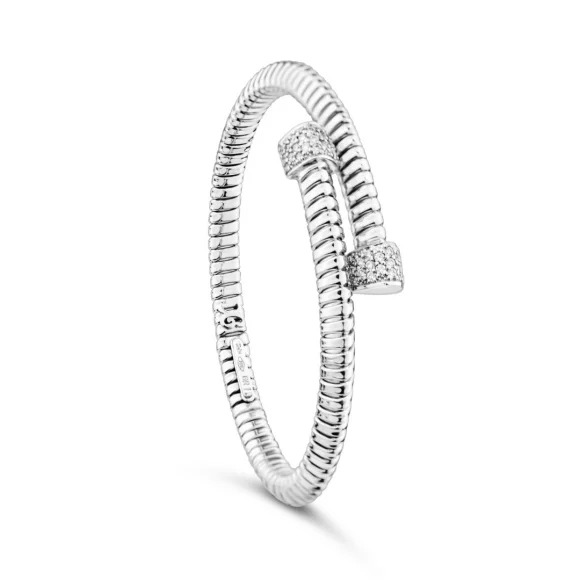 Bracelet Excellence Or gris 750/1000 & Diamants