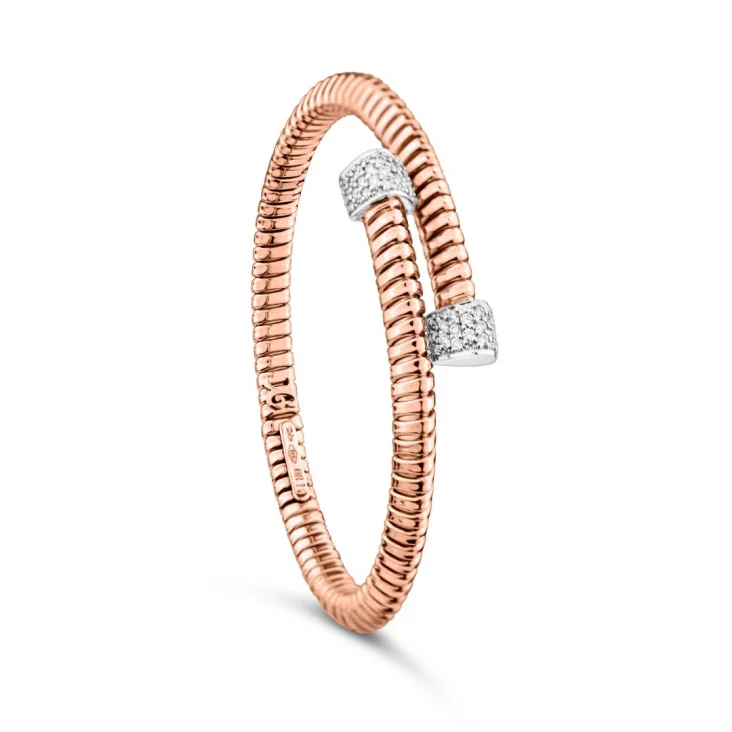 Bracelet Excellence Or rose 750/1000 & Diamants 2
