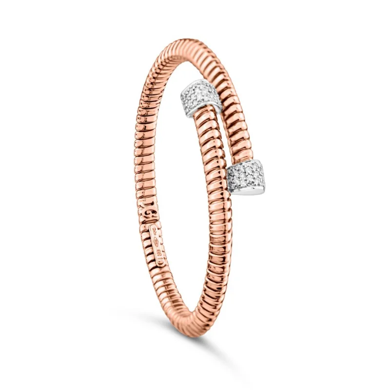 Bracelet Excellence Or rose 750/1000 & Diamants
