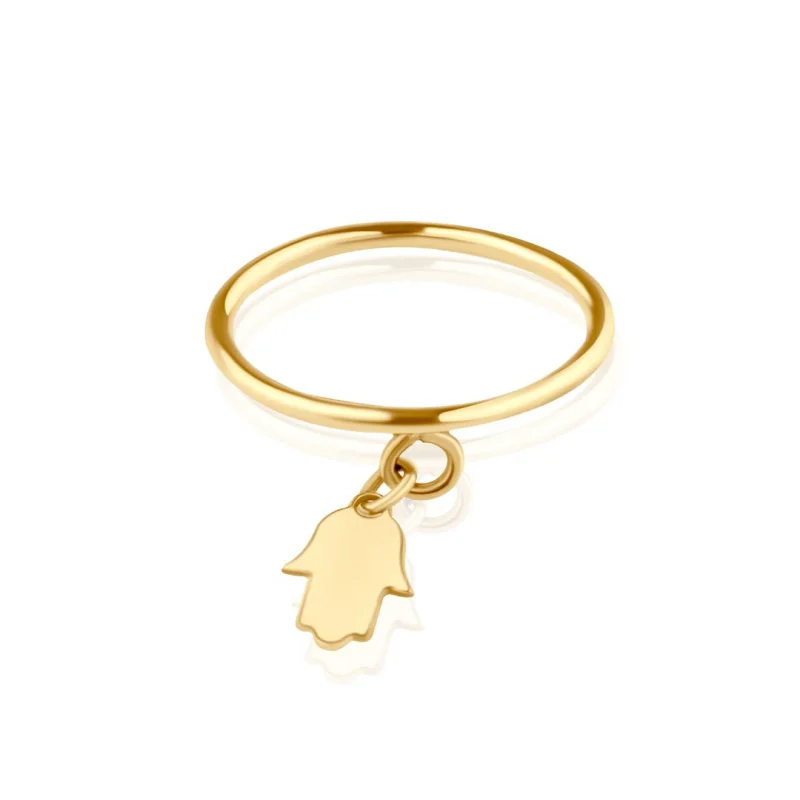 Anneau Excellence Or jaune 18k & motif