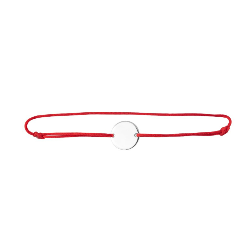 Bracelet pièce ronde Excellence Or gris 750/1000