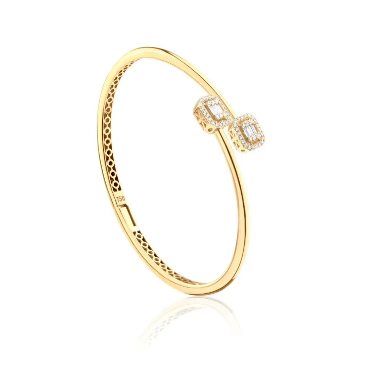 Bracelet Excellence Or jaune 750/1000 & Diamants 2