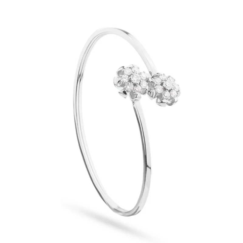 Bracelet jonc Excellence Or gris... Bracelet jonc Excellence Or gris...