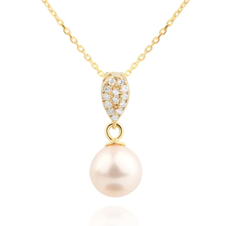 Pendentif Excellence Or jaune 750/1000, Diamants & FWP
