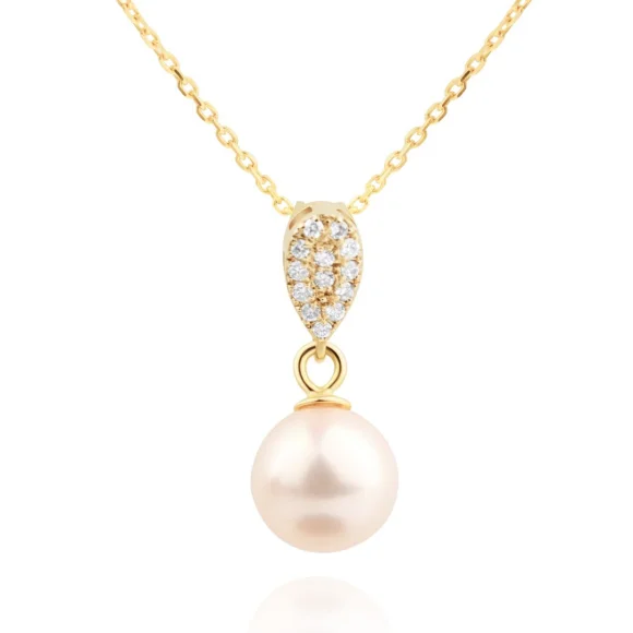 Pendentif Excellence Or jaune 750/1000, Diamants & FWP