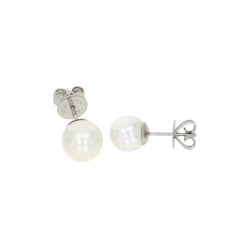 Puces d'oreille Perle de Culture Excellence Argent 925 RH