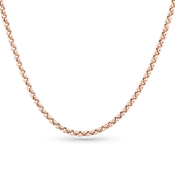 Chaîne Jaseron Excellence Argent 925 R.Gold