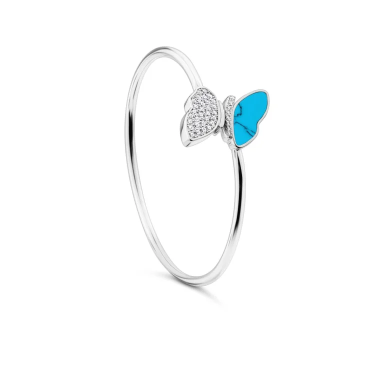 Bracelet Jonc Papillon 2