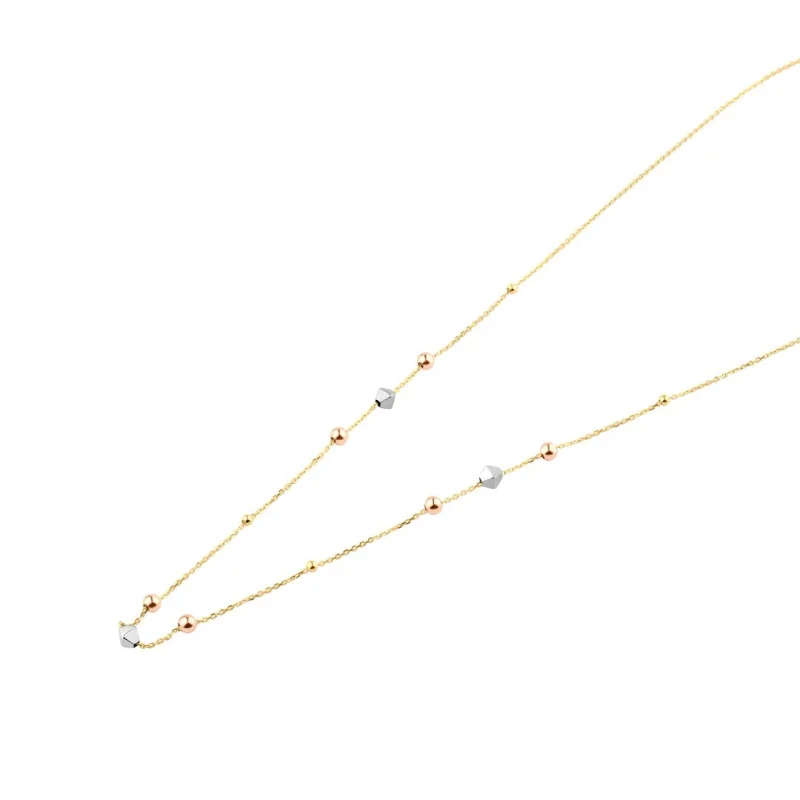 Collier Excellence Or tricolore 750/1000 Collier Excellence Or tricolore 750/1000