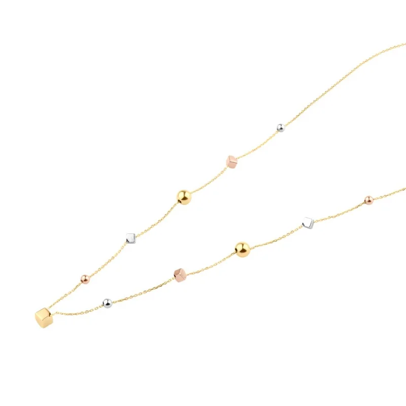 Collier Excellence Or tricolore 750/1000 Collier Excellence Or tricolore 750/1000