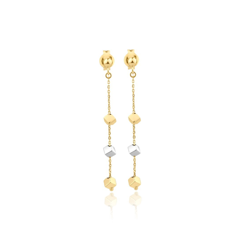 Boucles Excellence Or bicolore 750/1000