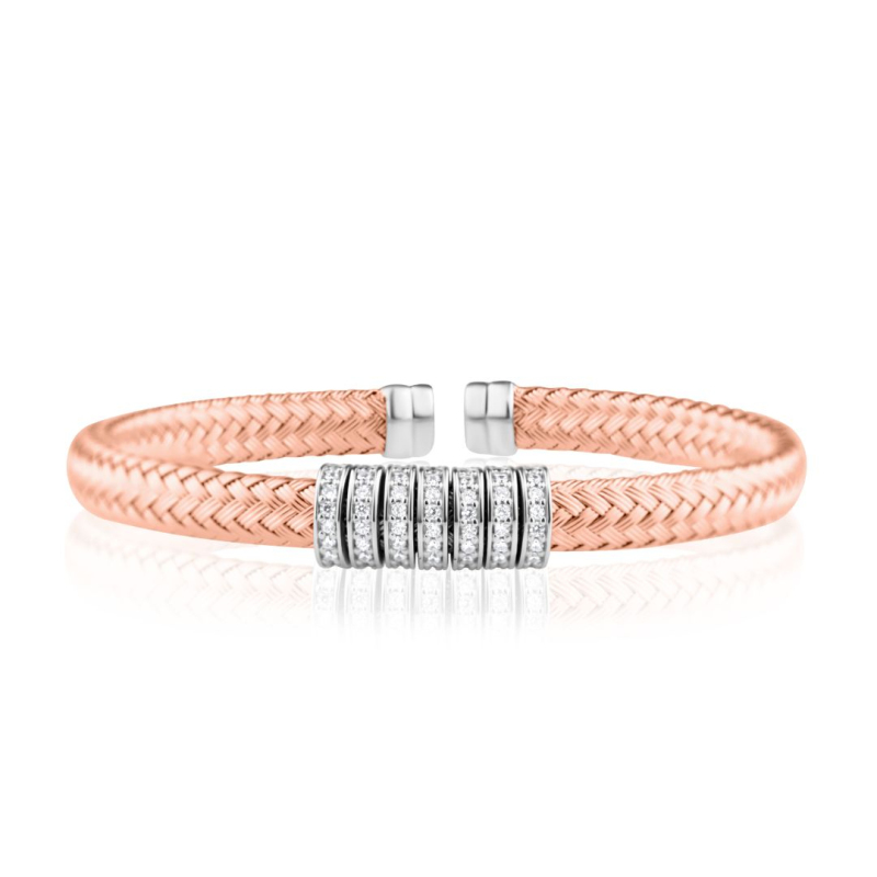 Bracelet Treccia Excellence Argent 925 RG - Medium