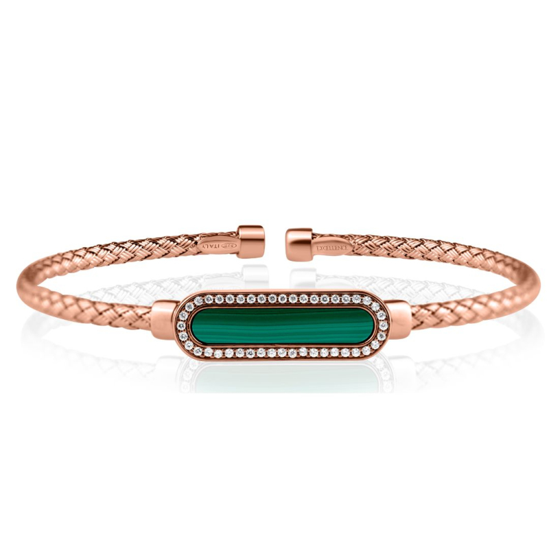 Bracelet Treccia Excellence Argent 925 RG & MLK - Small