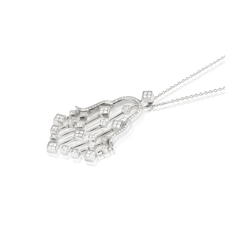 Pendentif Excellence Or Gris 750/1000...