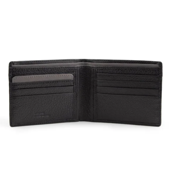 Porte Feuille Excellence RFID Cuir veritable Italie Noir